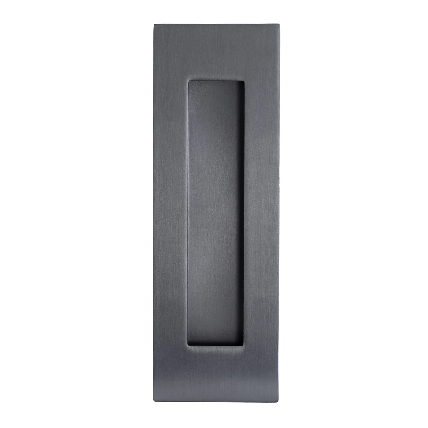 Lockwood Vivid Sliding Door 150mm Flush Pull PVD Gun Metal - This Old House