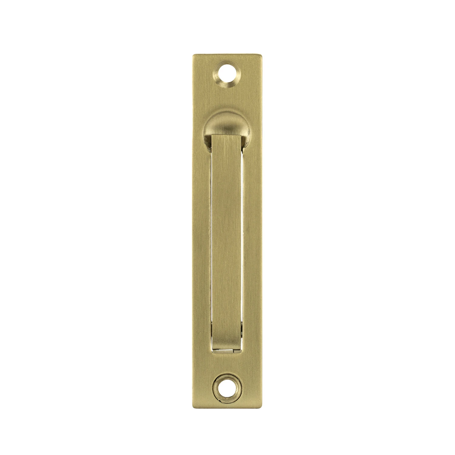 Lockwood Vivid Collection Cavity Sliding Door Edge Pull Stain Brass - This Old House - Image 2