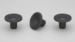 L842 Iron Knob 46mm Dia Black - This Old House