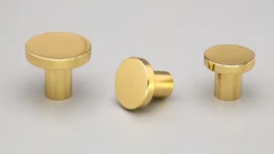 BK45/38 Bargo Brass Knob 38mm - This Old House