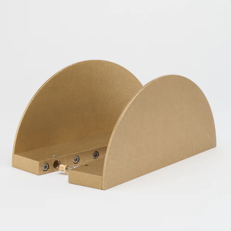 Luna Entry Pull Tumbled Brass - This Old House - Image 2