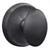 Uovo Egg Door Knob Matt Black - This Old House