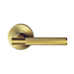 Domici Knurled Lever On Rose - This Old House