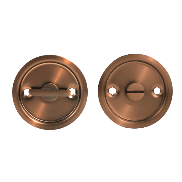Lockwood Vivid Cavity Slider Privacy Set Satin Bronze PVD - This Old House - Image 4